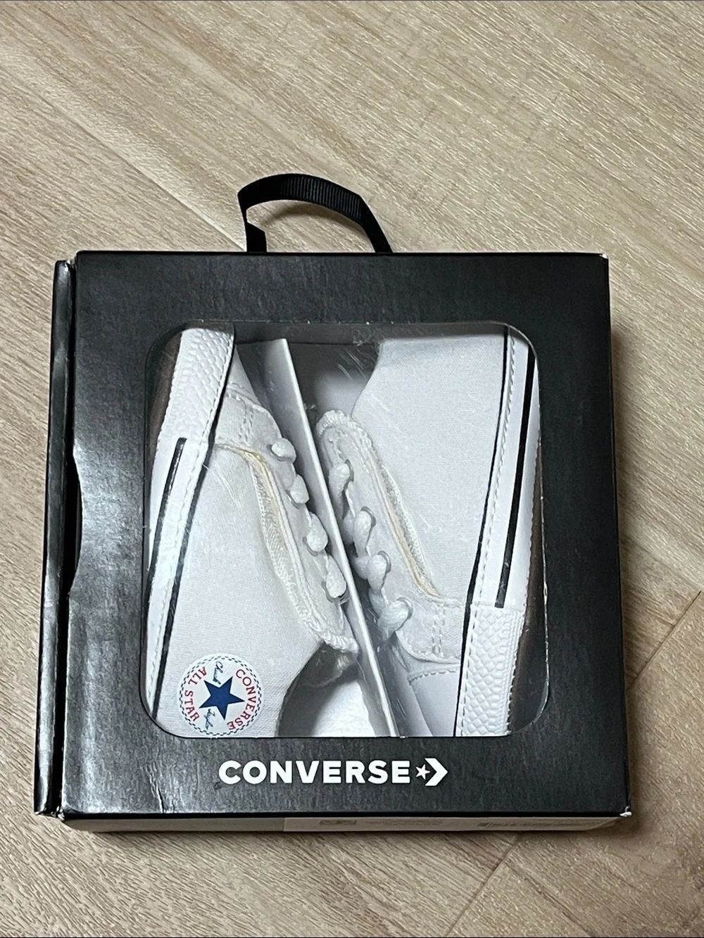 Converse Kids' White Chuck Taylor First Star Sneakers